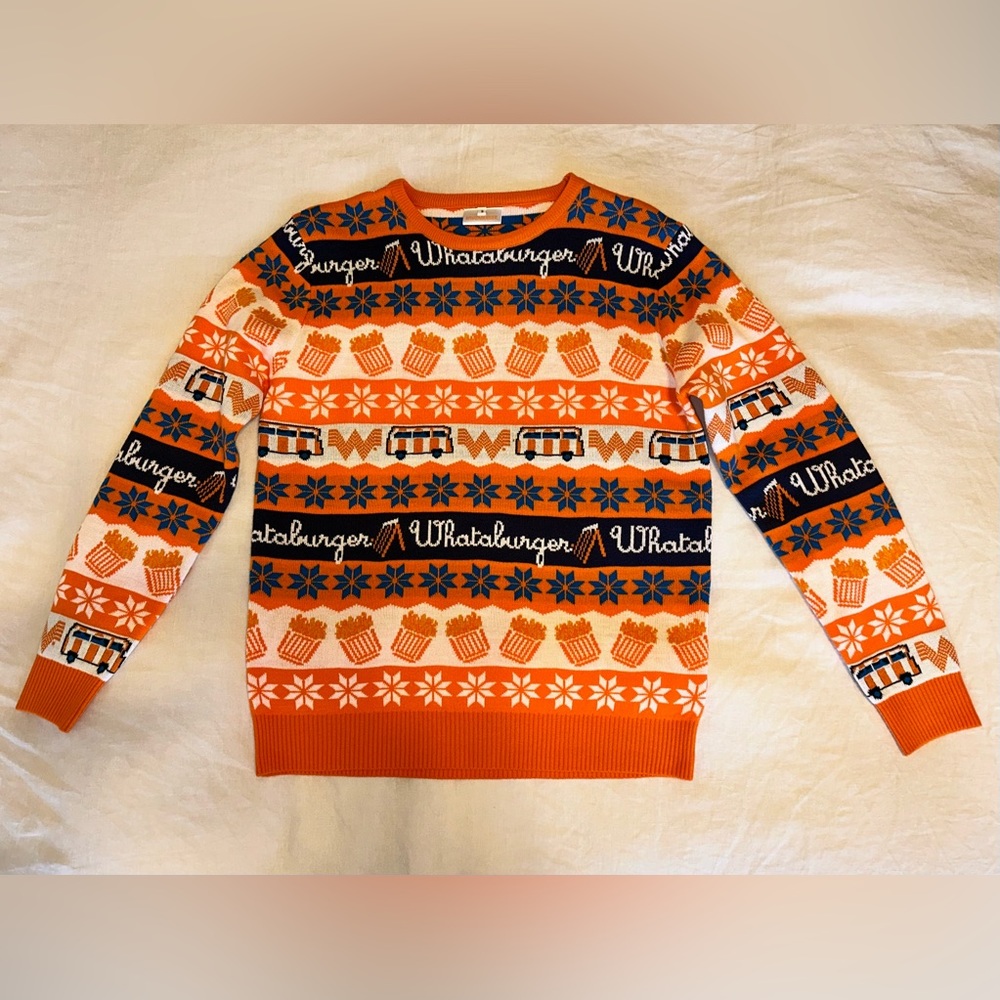 Whataburger 2022 Collectible Holiday Sweater Small